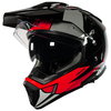 Akito Adventure Helmet Red Grey White Black S (55-56 cm)