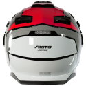 Adventure Helmet Red Grey White Black