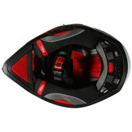 Adventure Helmet Red Grey White Black