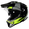 Akito Adventure Helmet Flo Yellow Grey White Black S (55-56 cm)