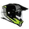Akito Adventure Helmet Flo Yellow Grey White Black S (55-56 cm)