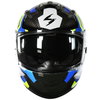 Scorpion EXO 491 Spin Helmet Black Blue Yellow XS (53-54 cm)
