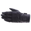 BKS 102 Bobber Ladies Black Motorcycle Gloves Back                                                                                                                                                                                                             