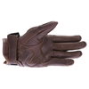 BKS 102 Bobber Ladies Brown Motorcycle Gloves Palm                                                                                                                                                                                                             