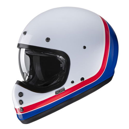 HJC V60 Scoby MC21 Helmet White Red Blue L (58-59 cm)