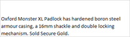 Monster XL Padlock