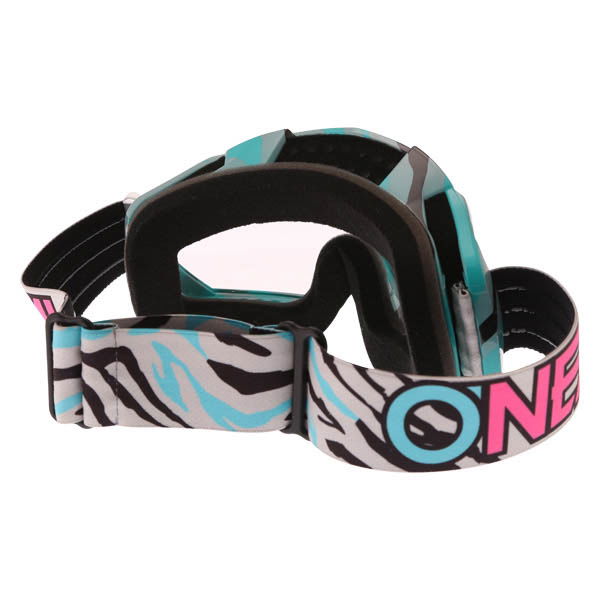 Oneal B-10 Goggle Stream Grey Teal Clear