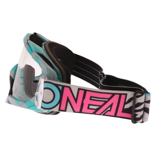 Oneal B-10 Goggle Stream Grey Teal Clear