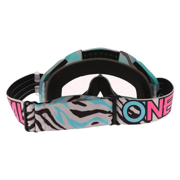 Oneal B-10 Goggle Stream Grey Teal Clear