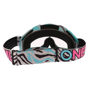 Oneal B-10 Goggle Stream Grey Teal Clear