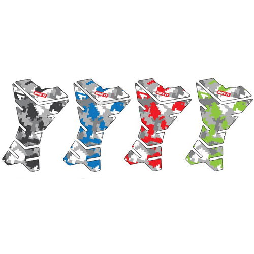 Bike It Camo Red Urban Tank Pad