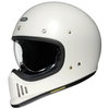Shoei EX-Zero Off White Full Face Motorcycle Helmet Front Left                                                                                                                                                                                                 