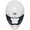 Shoei EX-Zero Off White Full Face Motorcycle Helmet Front                                                                                                                                                                                                      