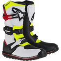 Tech T Boots White Red Yellow Fluo Black