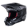 Alpinestars S-M5 Solar Flare Helmet Black Grey Gold Glossy