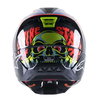 Alpinestars S-M5 Solar Flare Helmet Black Blue Red Fluo Glossy