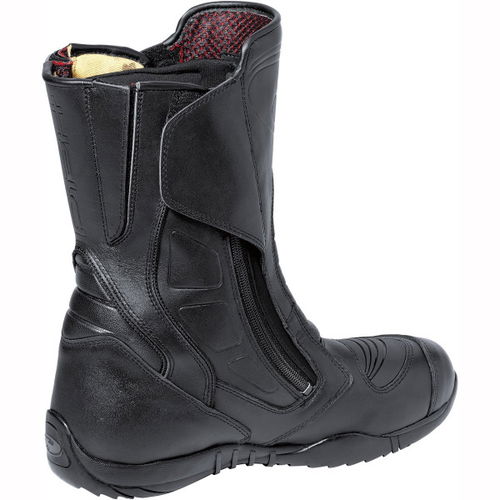 Held Aconda Black Waterproof Motorcycle Boots Heel                                                                                                                                                                                                             