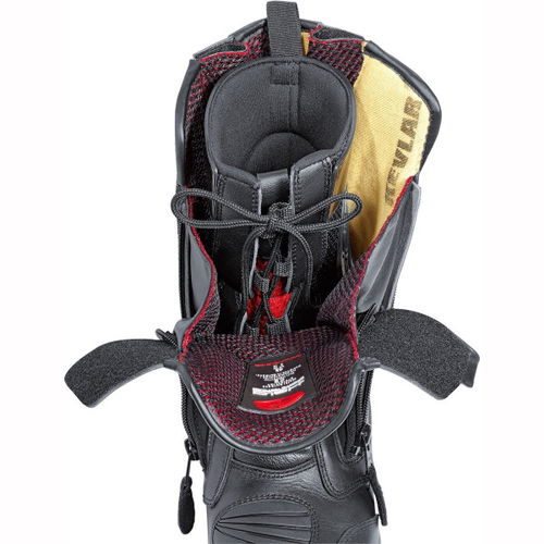 Held Aconda Black Waterproof Motorcycle Boots Inside                                                                                                                                                                                                           