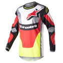 Fluid Agent Jersey Black Mars Red Yellow Fluo