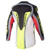 Alpinestars Fluid Agent Jersey Black Mars Red Yellow Fluo