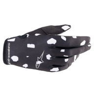 Radar Gloves Black White