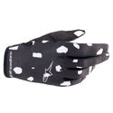 Radar Gloves Black White