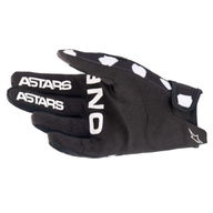 Radar Gloves Black White