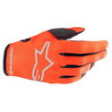 Radar Gloves Hot Orange Black