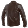 Dainese AGV 1947 Brown Leather Motorcycle Jacket Back                                                                                                                                                                                                          