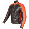 Spada Turismo Ladies Black Red Leather Motorcycle Jacket Side                                                                                                                                                                                                  