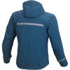 Macna Refugee Blue Waterproof Textile Motorcycle Jacket Back                                                                                                                                                                                                   