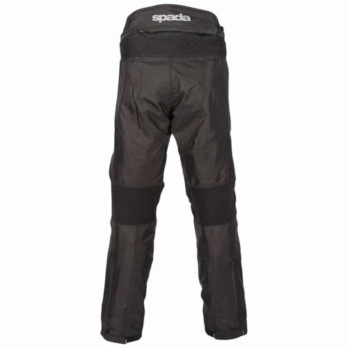 Spada Modena Waterproof Black Textile Motorcycle Trousers Rear                                                                                                                                                                                                 