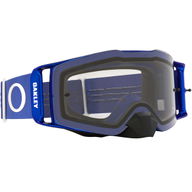 Front Line MX Goggles Moto Blue Clear Lens