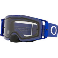 Front Line MX Goggles Moto Blue Clear Lens