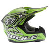 Wulfsport Cub Flite X Green Helmet Right Side                                                                                                                                                                                                                  