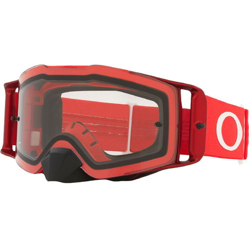 Oakley Front Line MX Goggle Moto Red Clear Lens