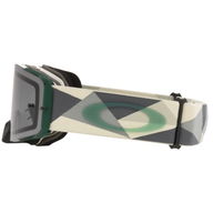 Front Line MX Goggles Tri-Grey Light Grey Lens