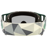 Front Line MX Goggles Tri-Grey Light Grey Lens