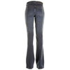 Draggin Skins Black Ladies Denim Motorcycle Jeans Rear                                                                                                                                                                                                         