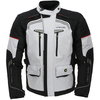 Richa Infinity Grey Black Textile Motorcycle Jacket Front                                                                                                                                                                                                      