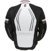 Richa Infinity Grey Black Textile Motorcycle Jacket Back                                                                                                                                                                                                       