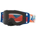 Front Line MX Goggles Tri-Orang Light Grey Lens