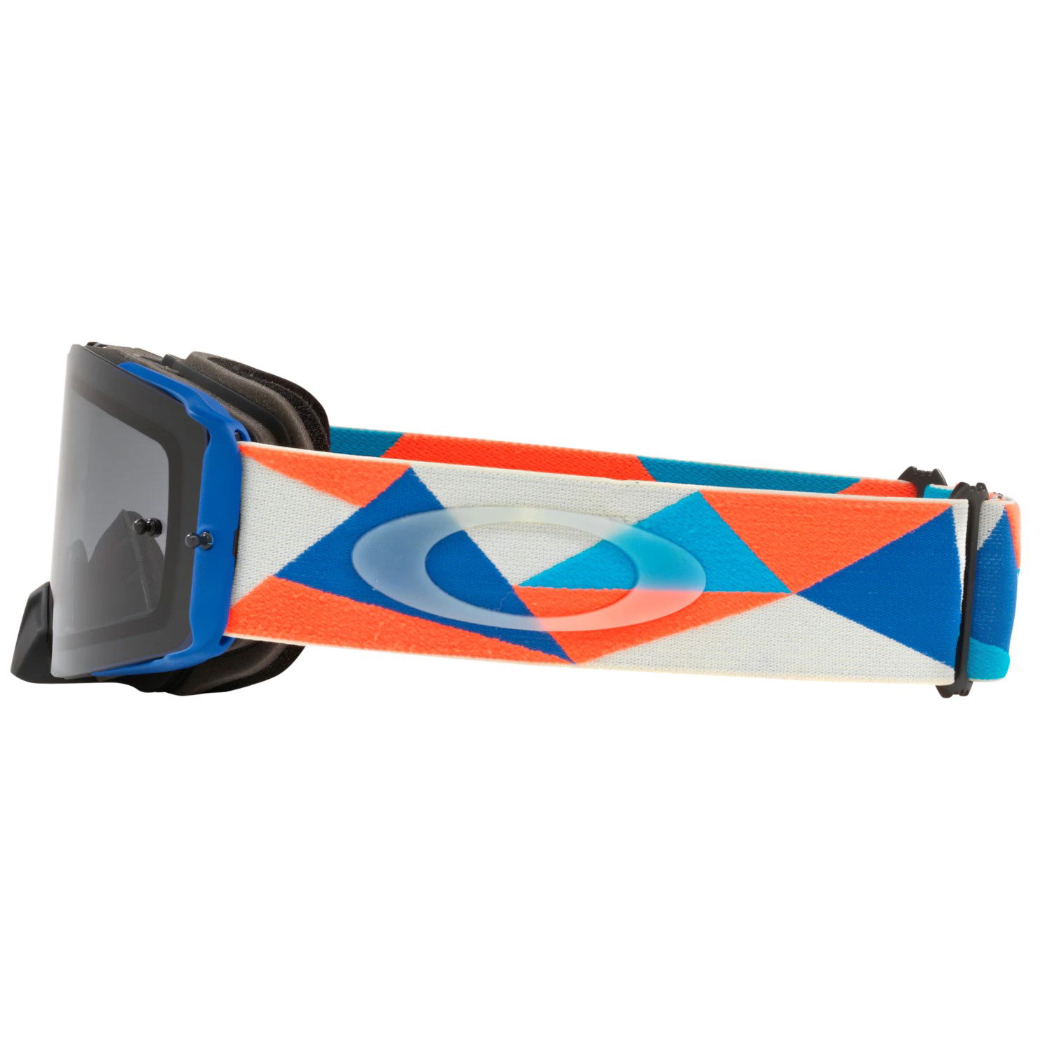 Oakley Front Line MX Goggle Tri-Orang Light Grey Lens