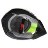 Wulfsport Cub Flite X Green Helmet Inside                                                                                                                                                                                                                      