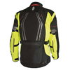 Richa Infinity Black Fluo Yellow Textile Motorcycle Jacket Back                                                                                                                                                                                                