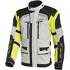 Richa Infinity Grey Fluo Yellow Black Textile Motorcycle Jacket Front                                                                                                                                                                                          