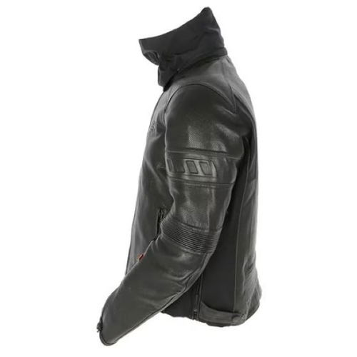 Rukka Coriace-R Black Leather Motorcycle Jacket Sleeve                                                                                                                                                                                                         