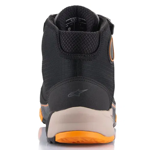 Alpinestars CR-X Drystar Riding Shoes Black Light Brown Orange
