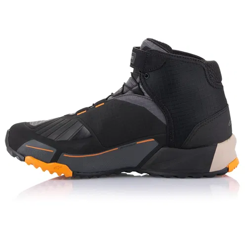 Alpinestars CR-X Drystar Riding Shoes Black Light Brown Orange