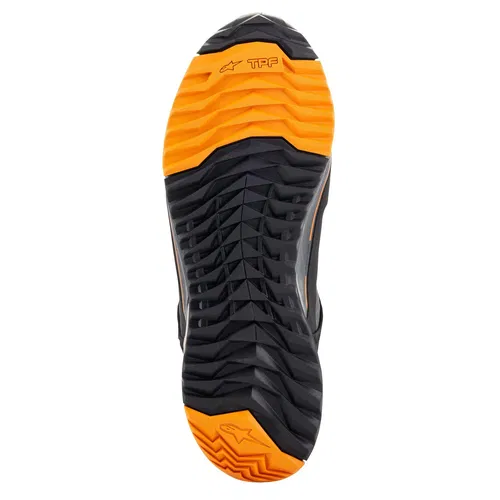 Alpinestars CR-X Drystar Riding Shoes Black Light Brown Orange